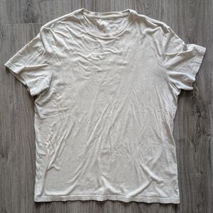 Everlane Cream Short Sleeve Tee